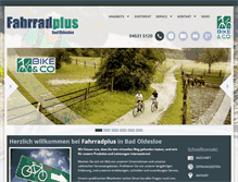 Tablet Screenshot of fahrradplus.de